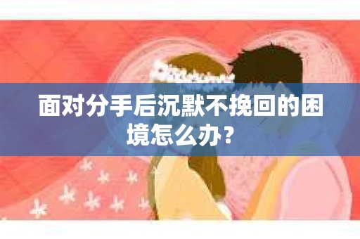 面对分手后沉默不挽回的困境怎么办？
